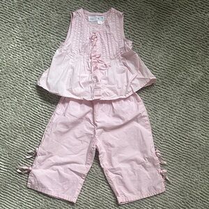 ZARA Poplin Pink Matching Set